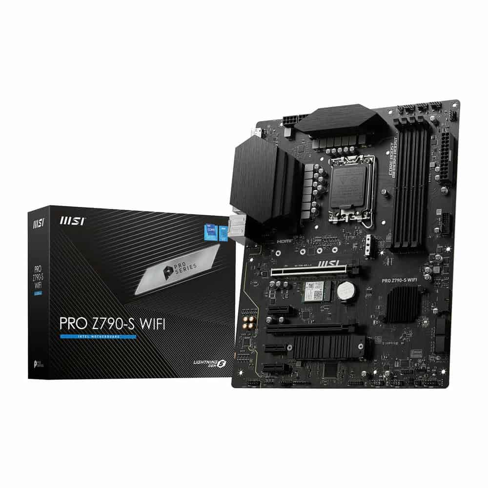 MSI PRO Intel Z790-S WIFI PCIe 5.0 DDR5 ATX Motherboard